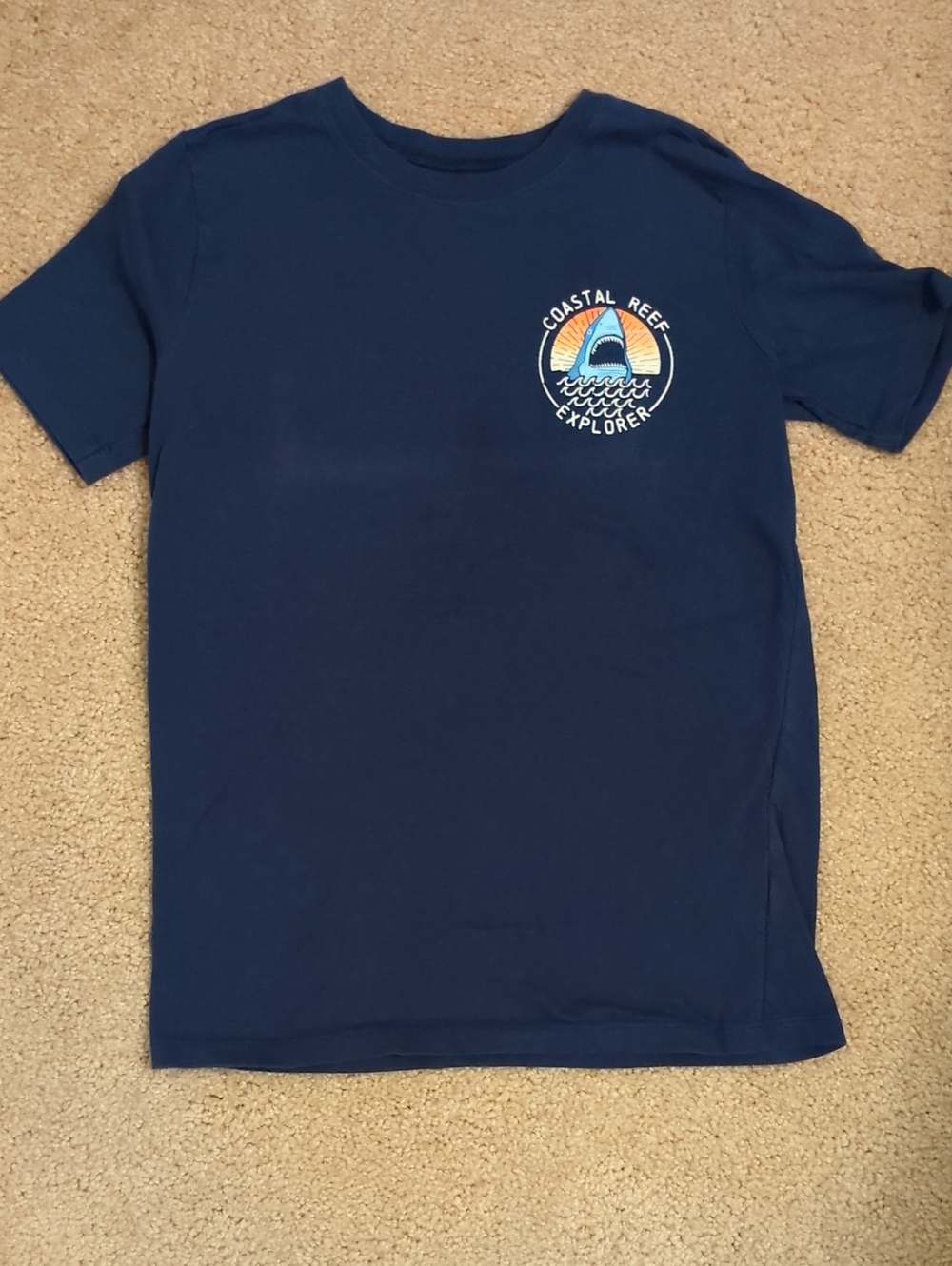 Carter's Navy Coastal Reef Explorer Short Sleeve Graphic Tee